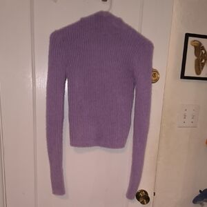 NWT Zara | Lavender Ribbed Turtleneck Sweater